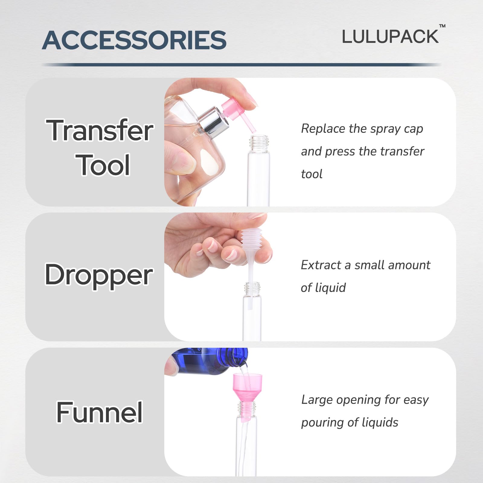 Lulupack muestra colonia 8ml: tamaño perfecto para regalar o probar fragancias.