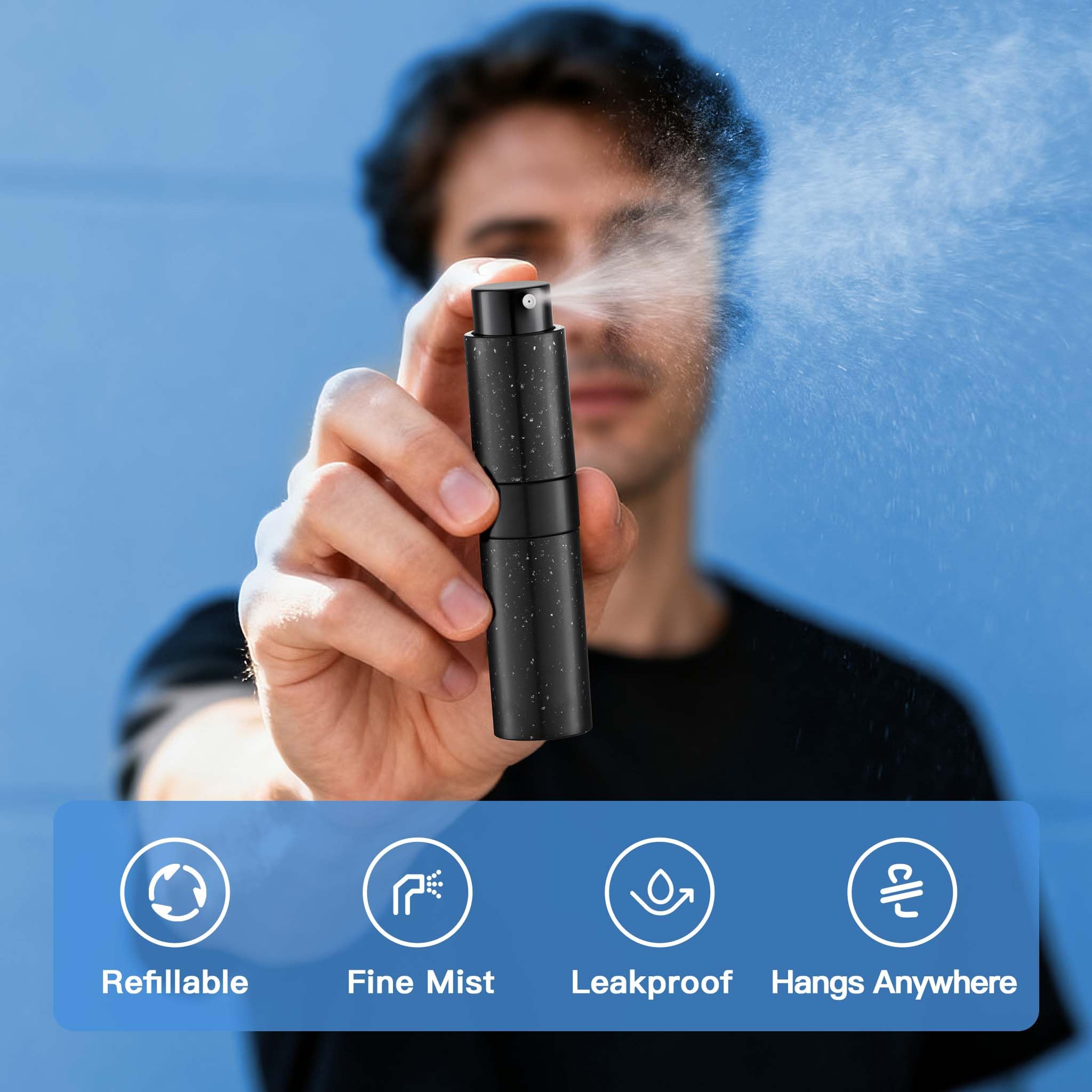 Niebla fina de Lulupack para una cobertura uniforme del aroma.