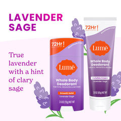 Lume aplicación barra Lavanda Salvia, deslizamiento suave para uso prolongado.