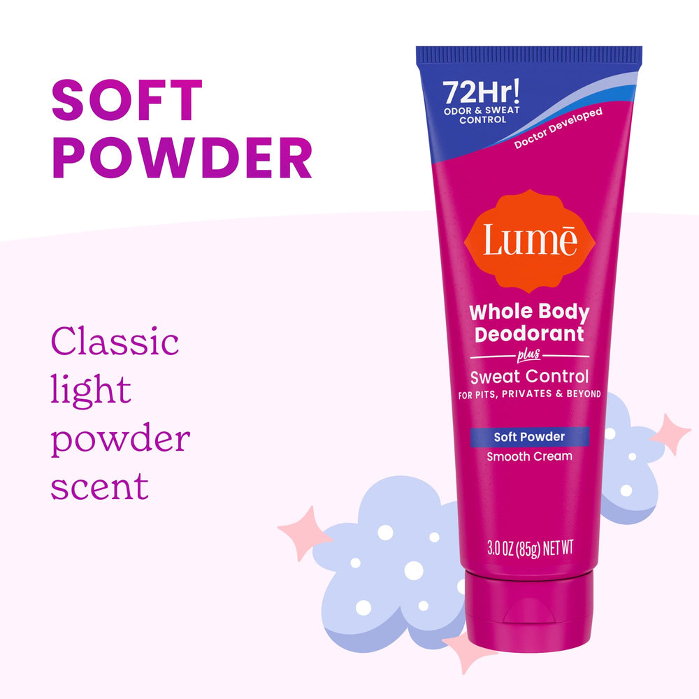 Lume aroma Polvo Suave, sensación limpia y agradable.