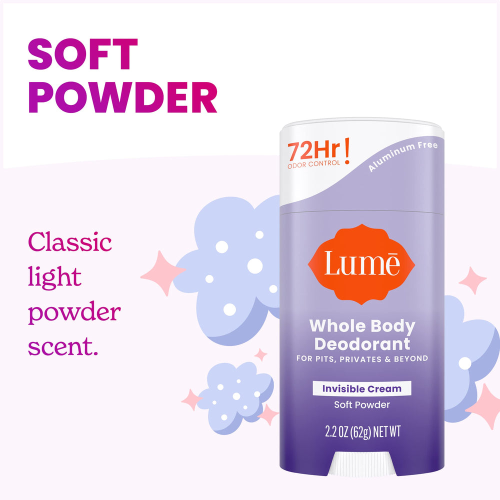 Control de olor 72 horas con Lume para todo el cuerpo.