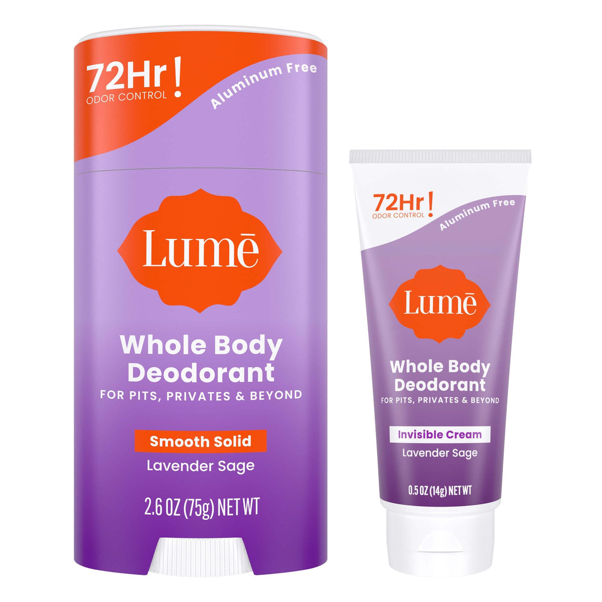 Lume crema invisible mini, se aplica para control diario del olor.