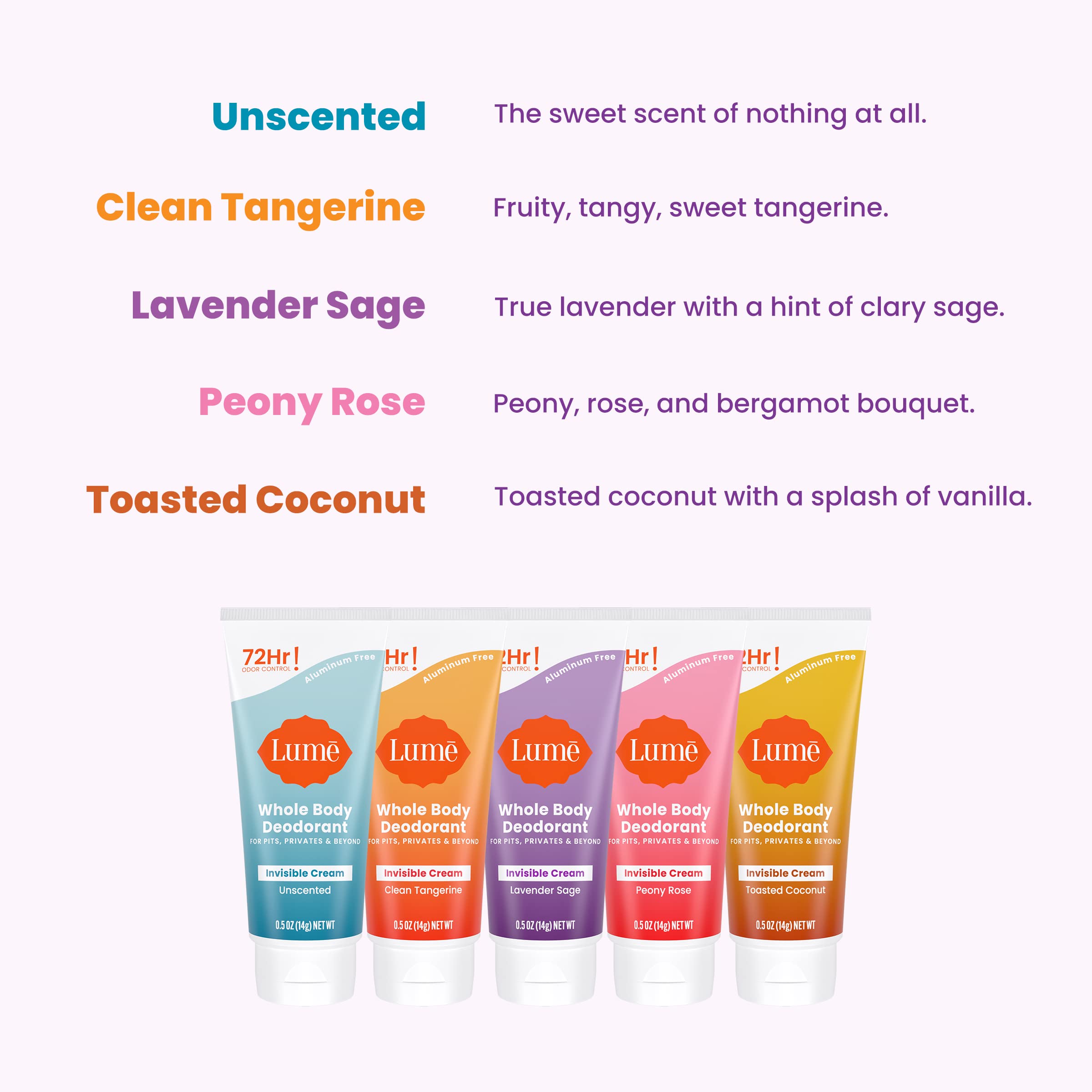Lume crema invisible peonia-rosa: aroma ligero y uso cómodo.
