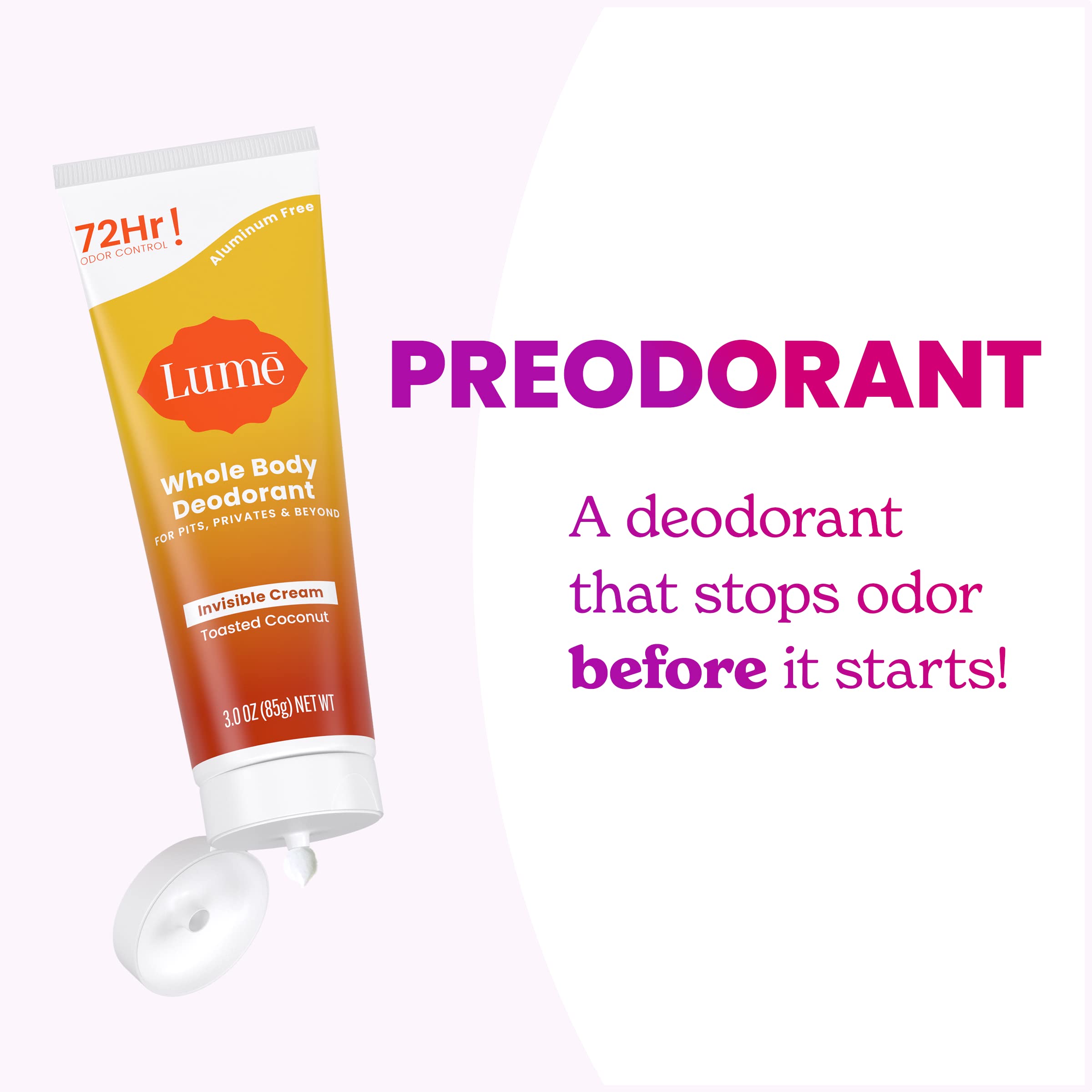 Lume pour pieds et zones sensibles, fraîcheur tout au long de la journée