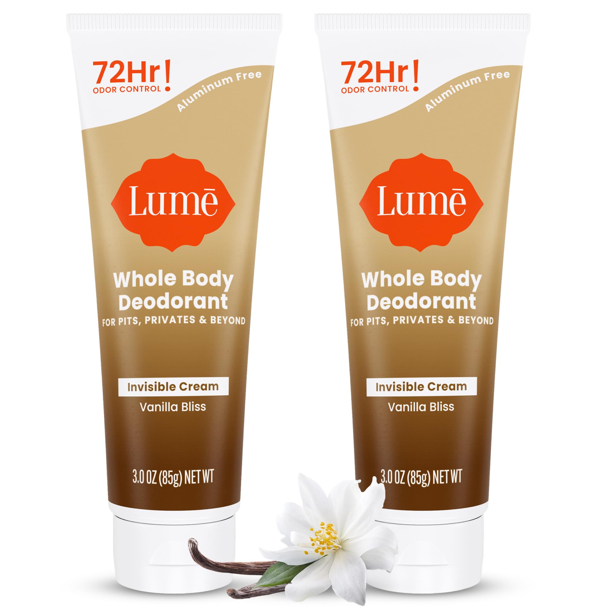 Lume Crème Invisible flacon: contrôle des odeurs durable.