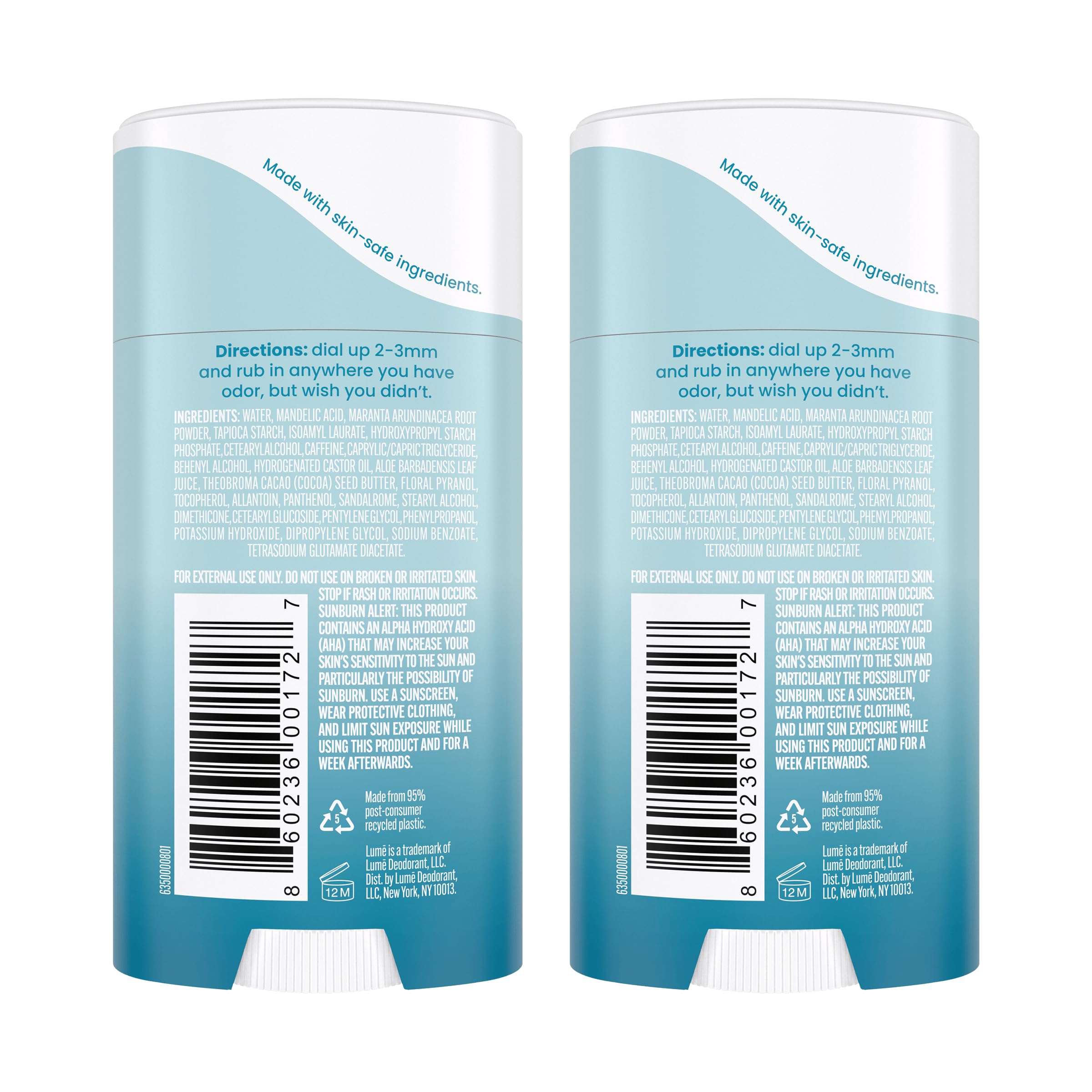 Texture crème invisible de Lume — application douce et sans résidu