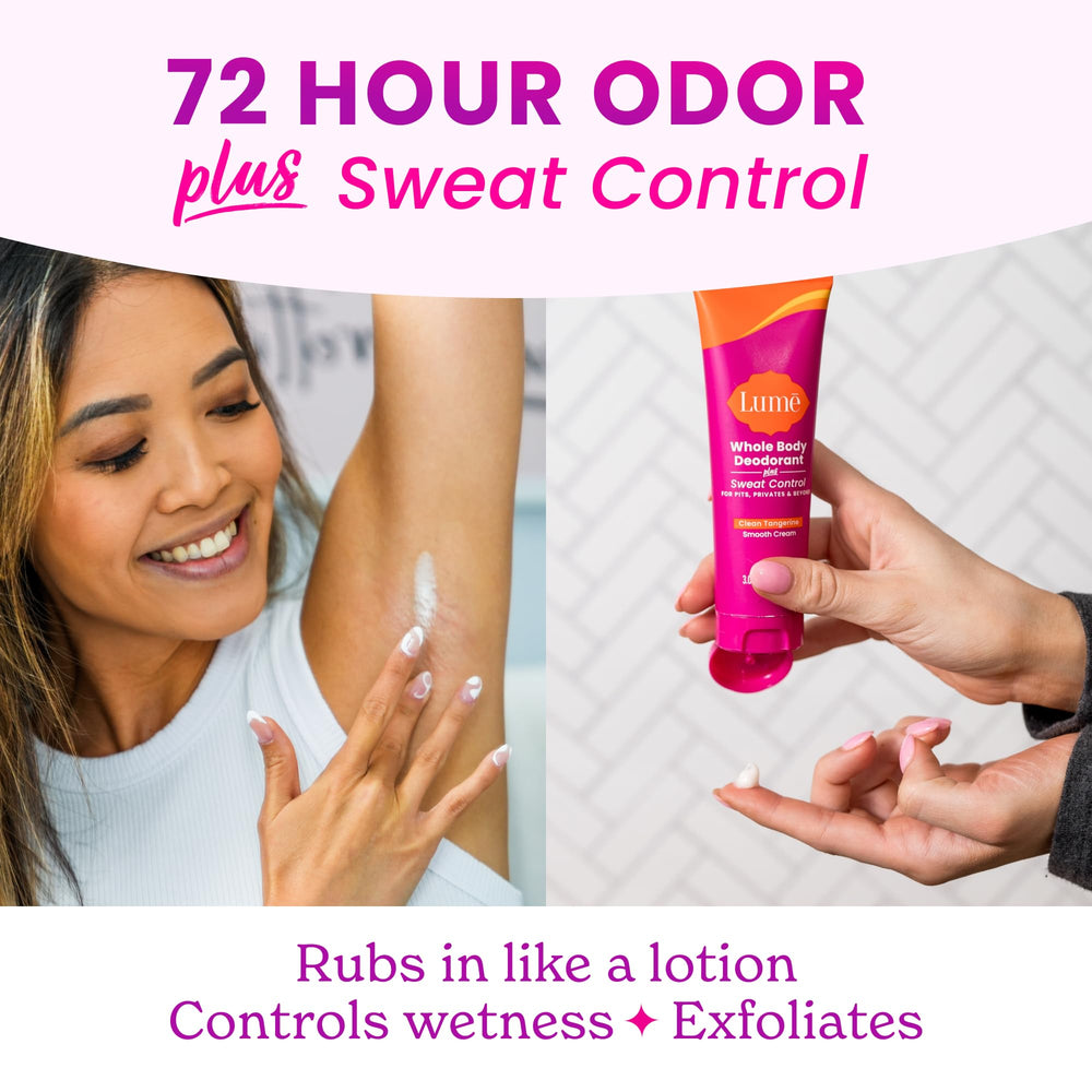 Cuidado de piel sin bicarbonato, para áreas delicadas con Lume.