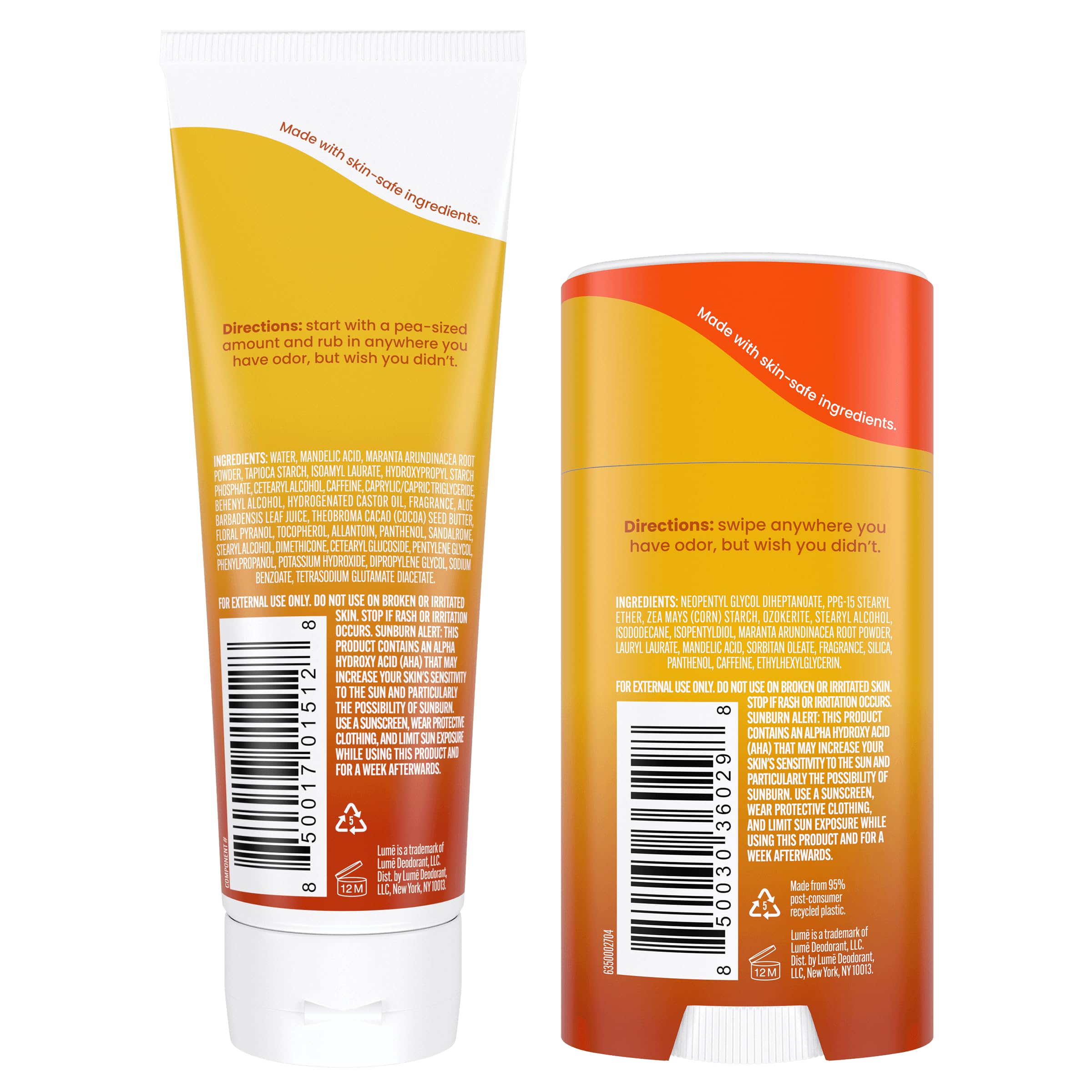 Lume crema invisible, textura suave para aplicar sin manchas en la ropa