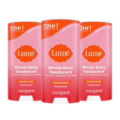 Desodorante Lume Smooth Stick en empaque elegante para piel suave