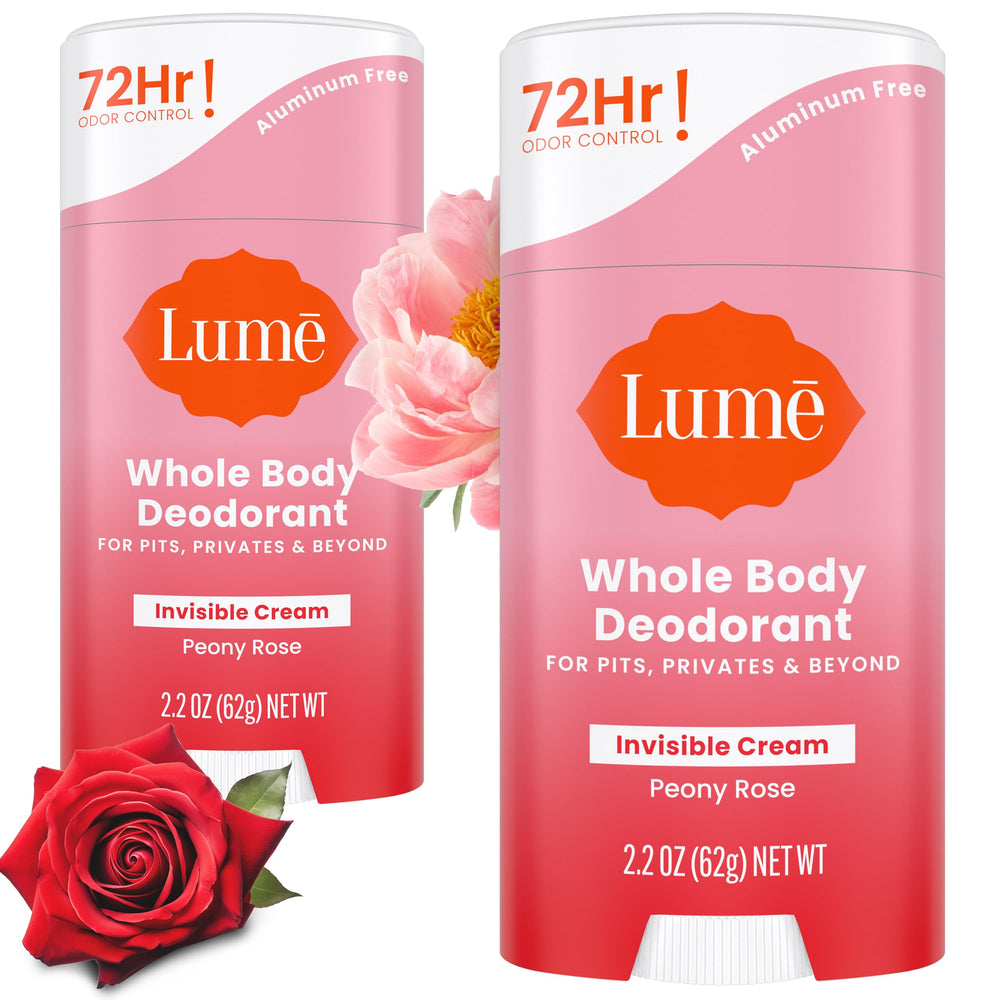 Lume desodorante en crema para axilas y zonas sensibles, control de olor diario.