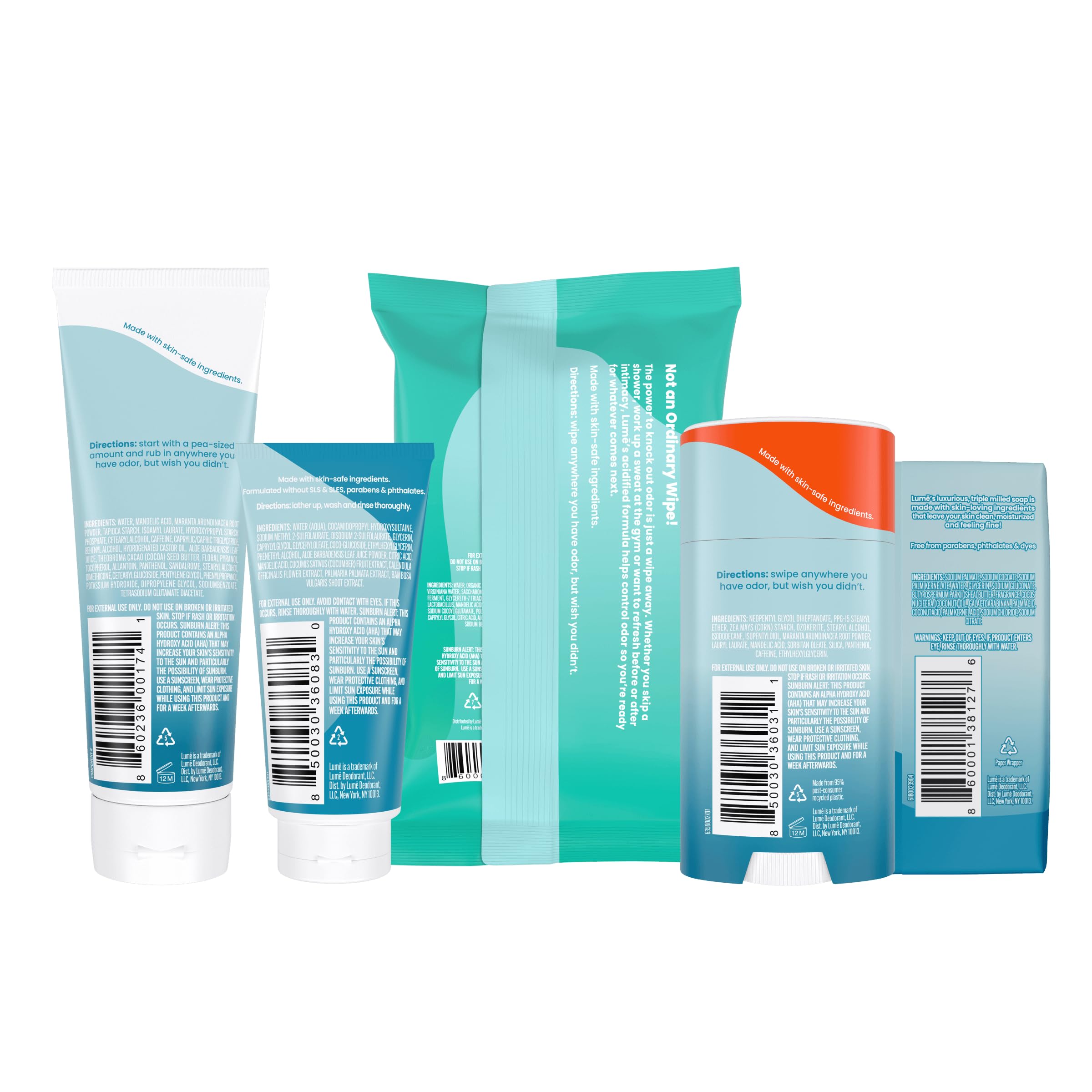 Desodorante invisible en crema de Lume para aplicación discreta
