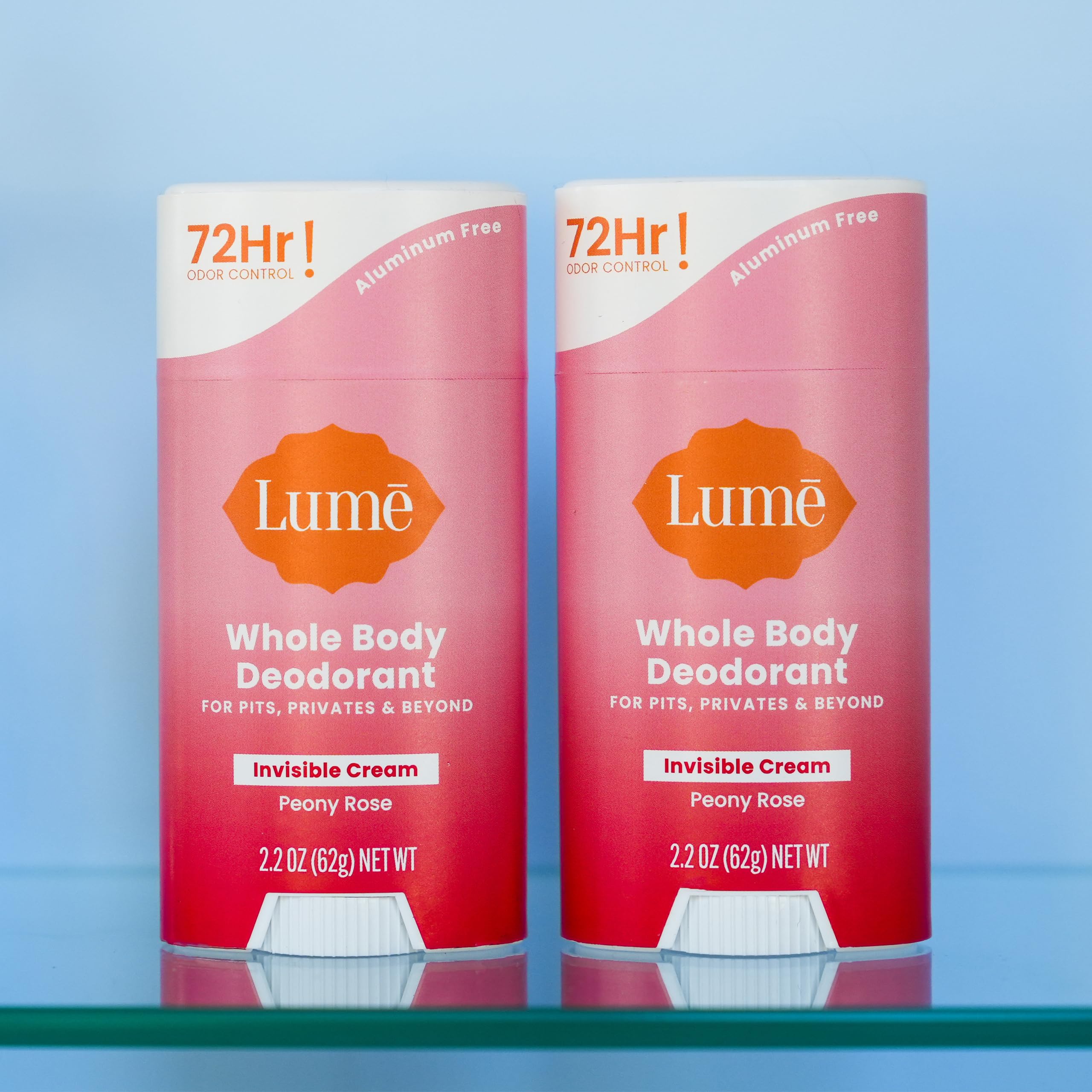 Aplicación rápida de Lume para uso diario y aroma ligero.