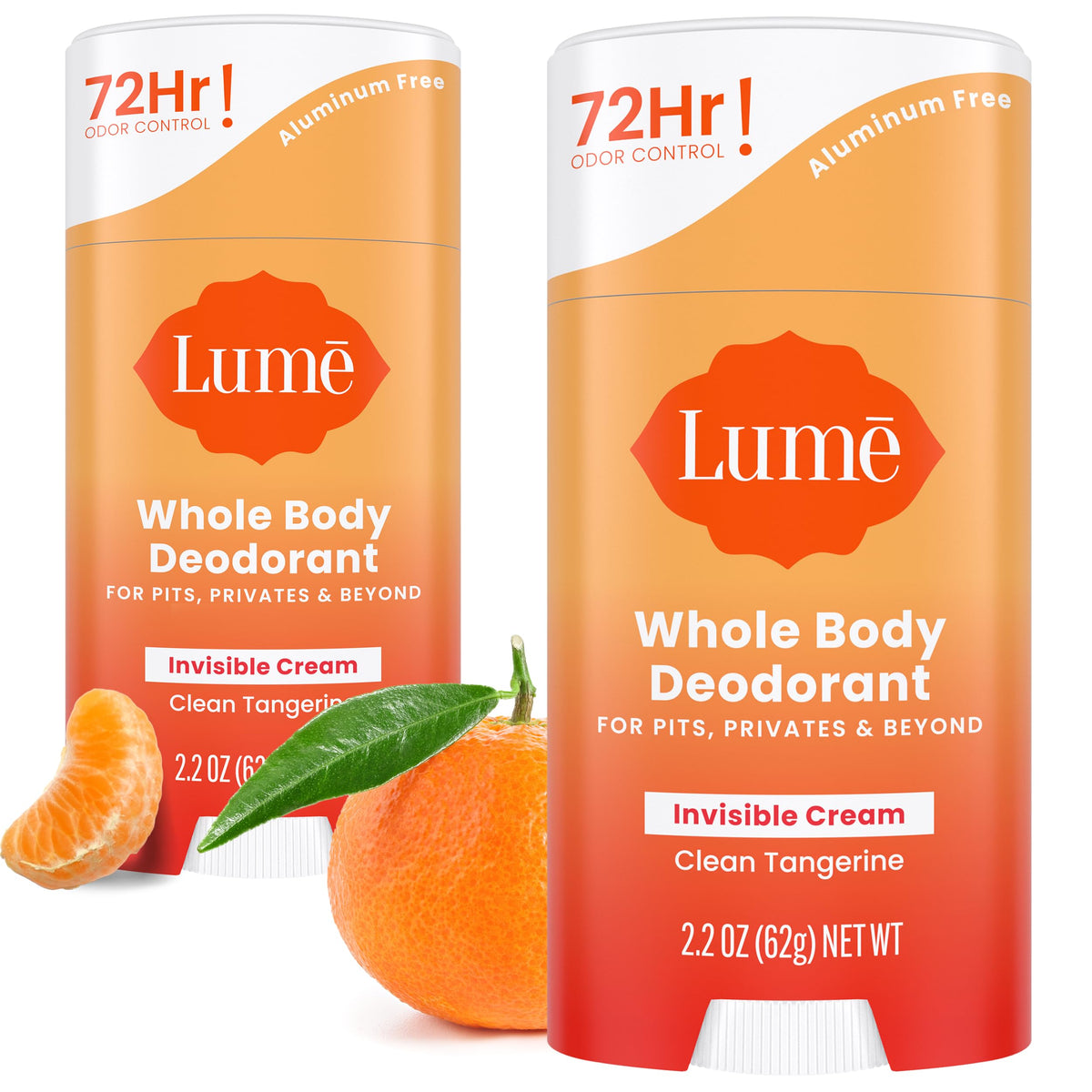 Lume desodorante corporal crema invisible 72h para uso diario