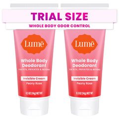 Desodorante corporal invisible en crema mini de Lume para uso diario