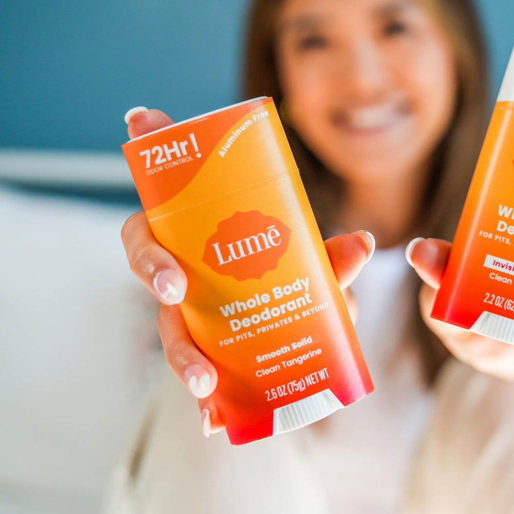 Jabón Lume Clean Tangerine con aroma cítrico para despertar sentidos.