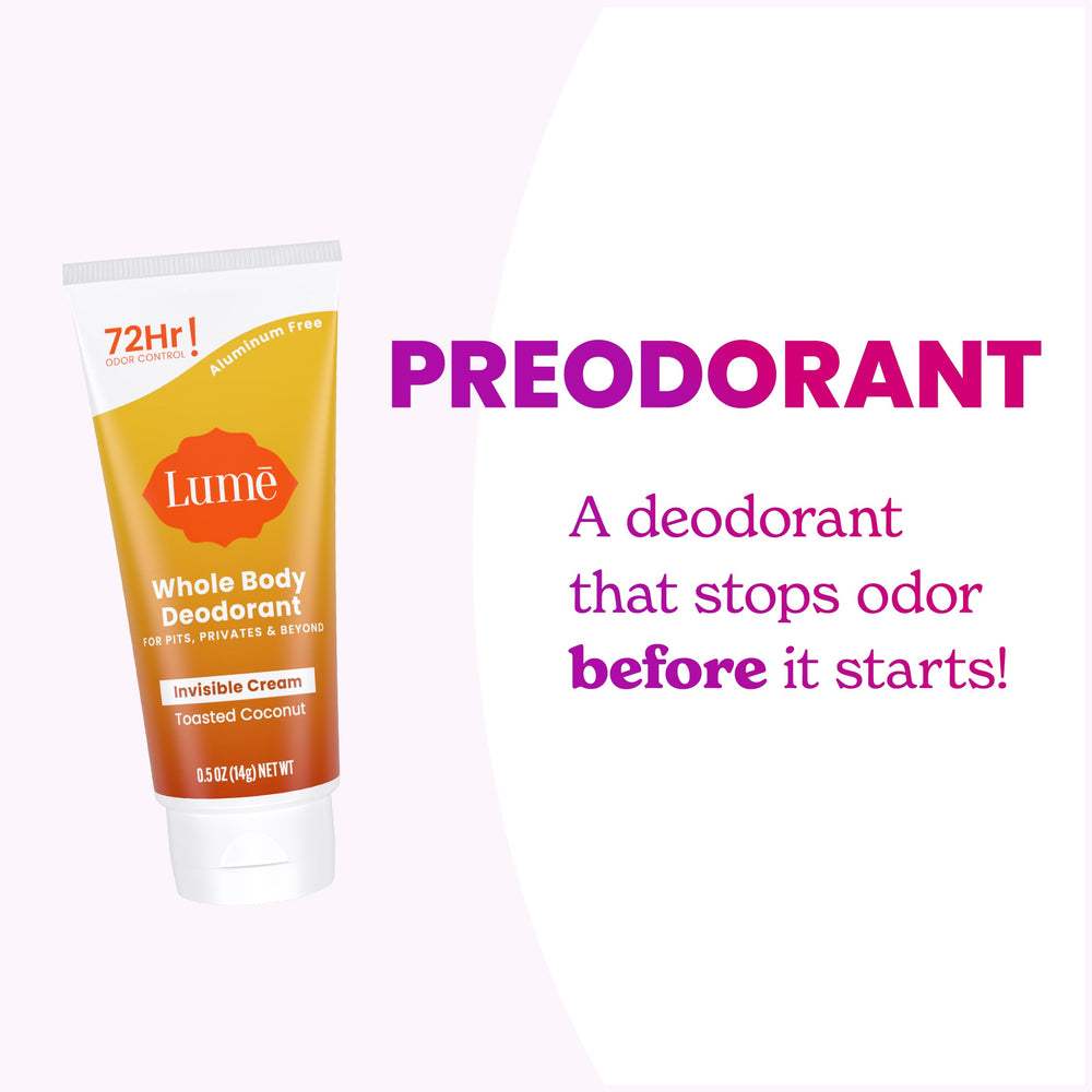 Pack de 5 mini desodorantes Lume: conveniencia para viajes y rutinas.