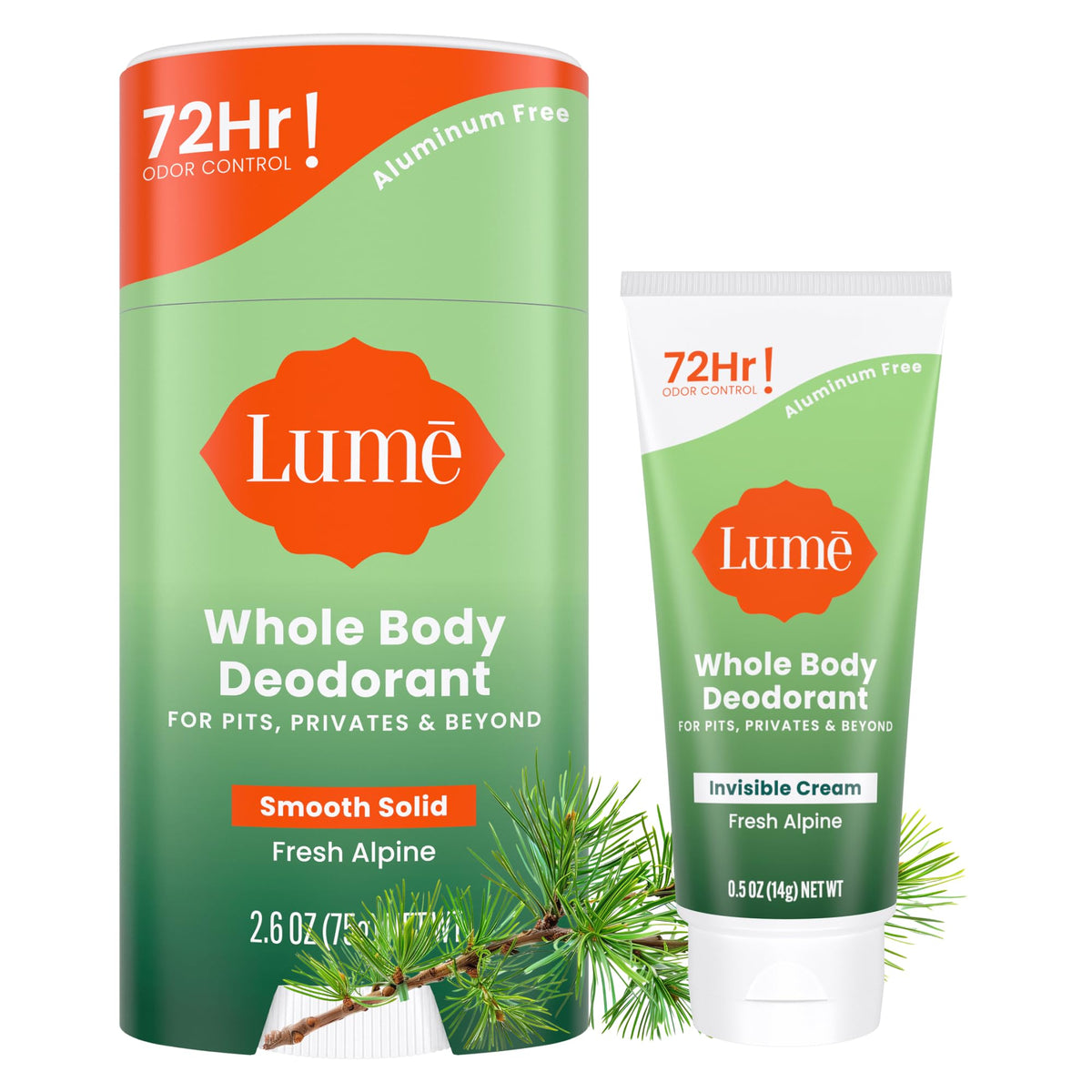 Lume tube crème invisible mini prêt à l’emploi pour une application discrète