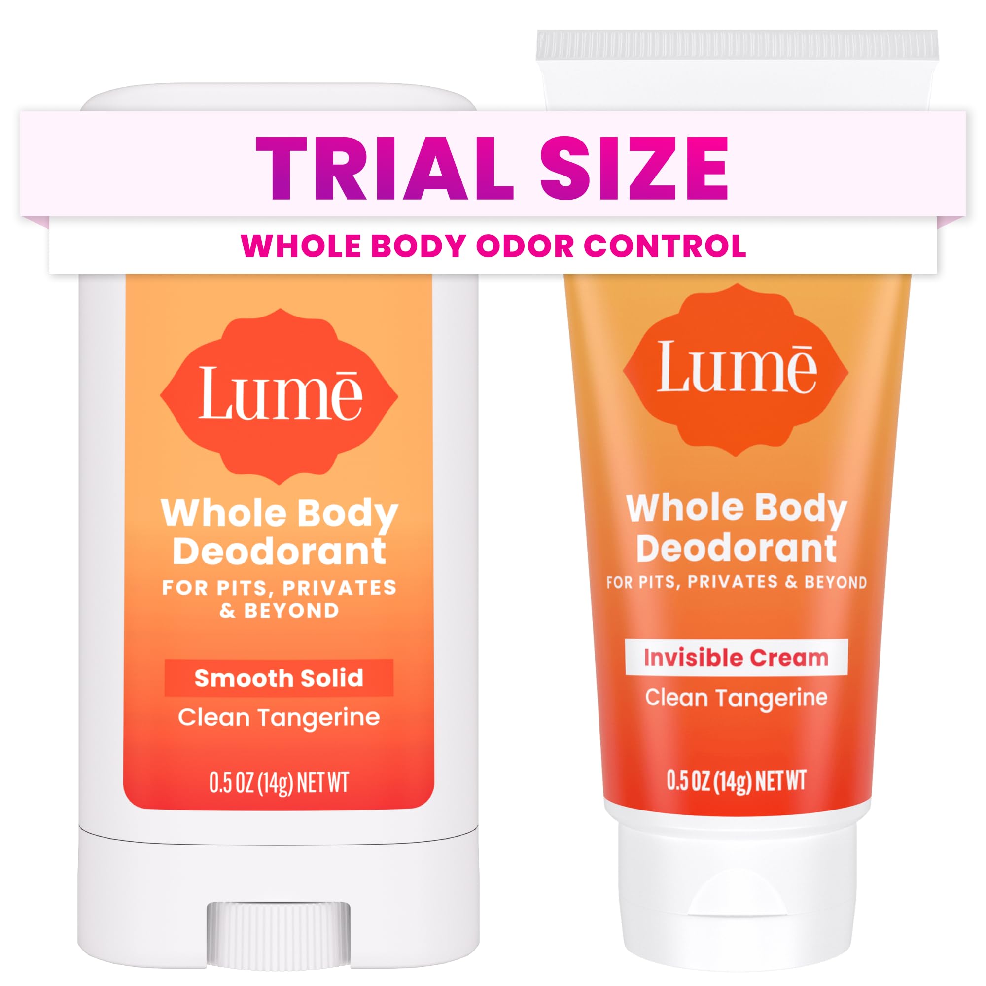 Lume Invisible Cream on skin showing long-lasting odor control.