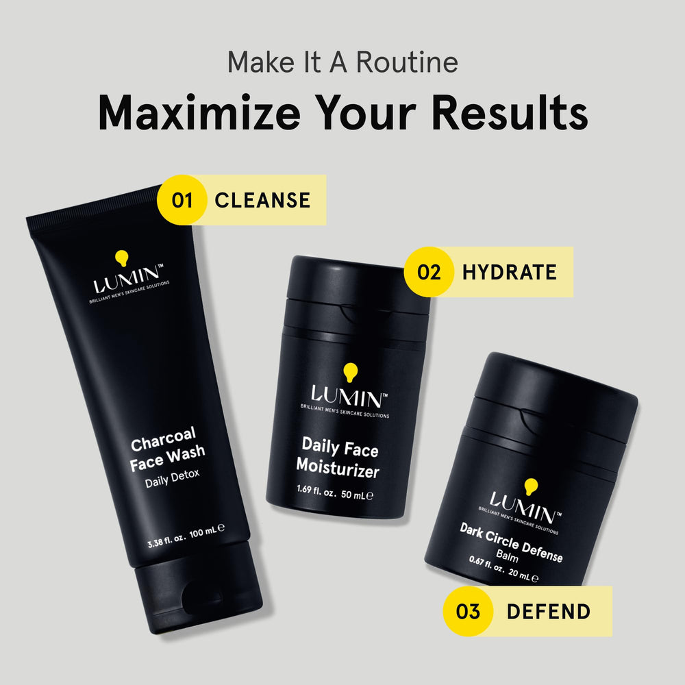 Formule coréenne Lumin, soin masculin moderne.