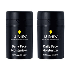Soin visage Lumin pour homme, flacon 50ml, hydratation durable.