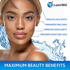 LUMI WILL vitaminas B5 C E y té verde para nutrición.