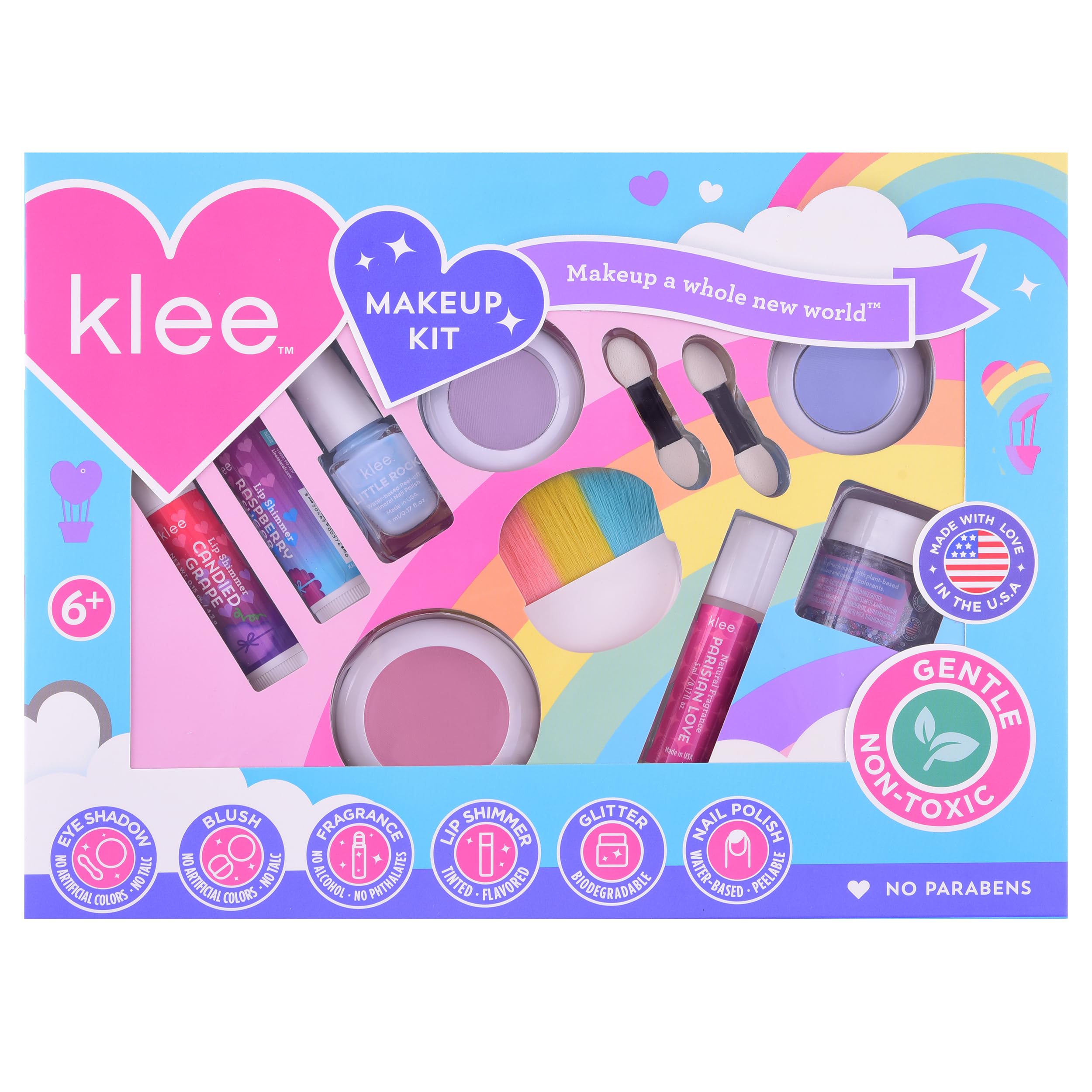 LunaStar Klee: sombra de ojos lila para un look suave y divertido.