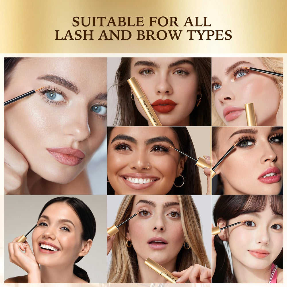 Lunale serum pestañas visibles en 3-4 semanas puede realzar la mirada