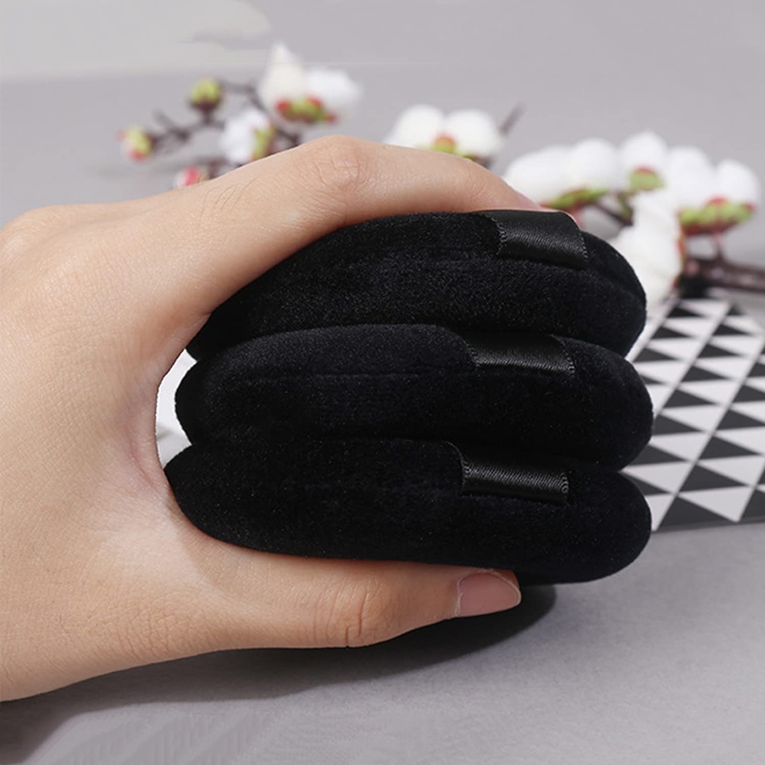 LUOTIVON puf portátil para maquillaje, ideal para viaje.