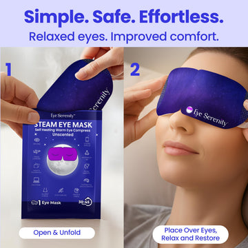 Pour yeux sensibles: masque vapeur Lure Essentials doux et confortable