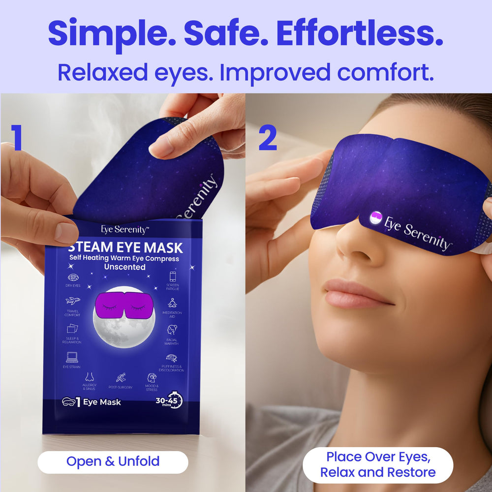 Pour yeux sensibles: masque vapeur Lure Essentials doux et confortable