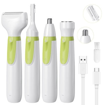 Razadora eléctrica lurini 4 en 1 con cabezal afilado para un afeitado completo del cuerpo.