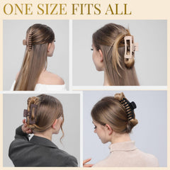 Pinza LuSeren de tamaño ideal para cabello fino o grueso.