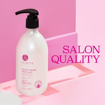 Luseta Perla Brillante Bálsamo para cuidado diario, cabello más manejable.