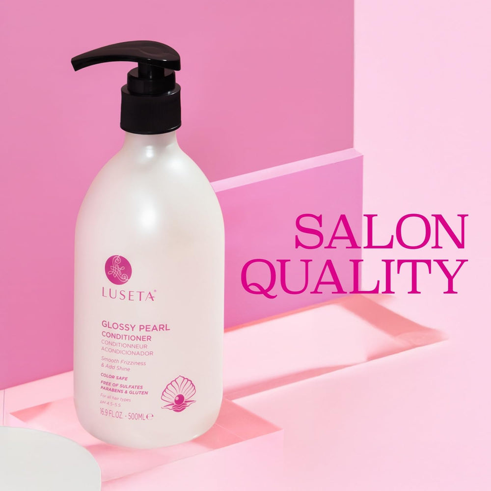 Luseta Perla Brillante Bálsamo para cuidado diario, cabello más manejable.