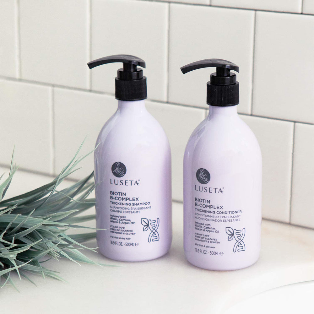 Luseta Biotin B-Complex Cabello brillante tras uso