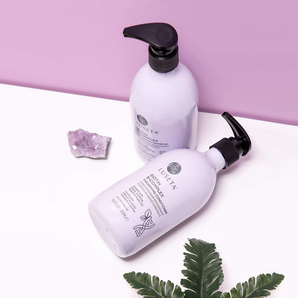 Luseta Biotin B-Complex Champú: aplicación suave para limpieza del cuero cabelludo