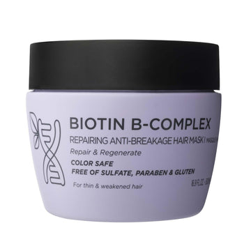 Luseta Biotin B-Complex, mascarilla capilar para crecimiento y fortalecimiento.