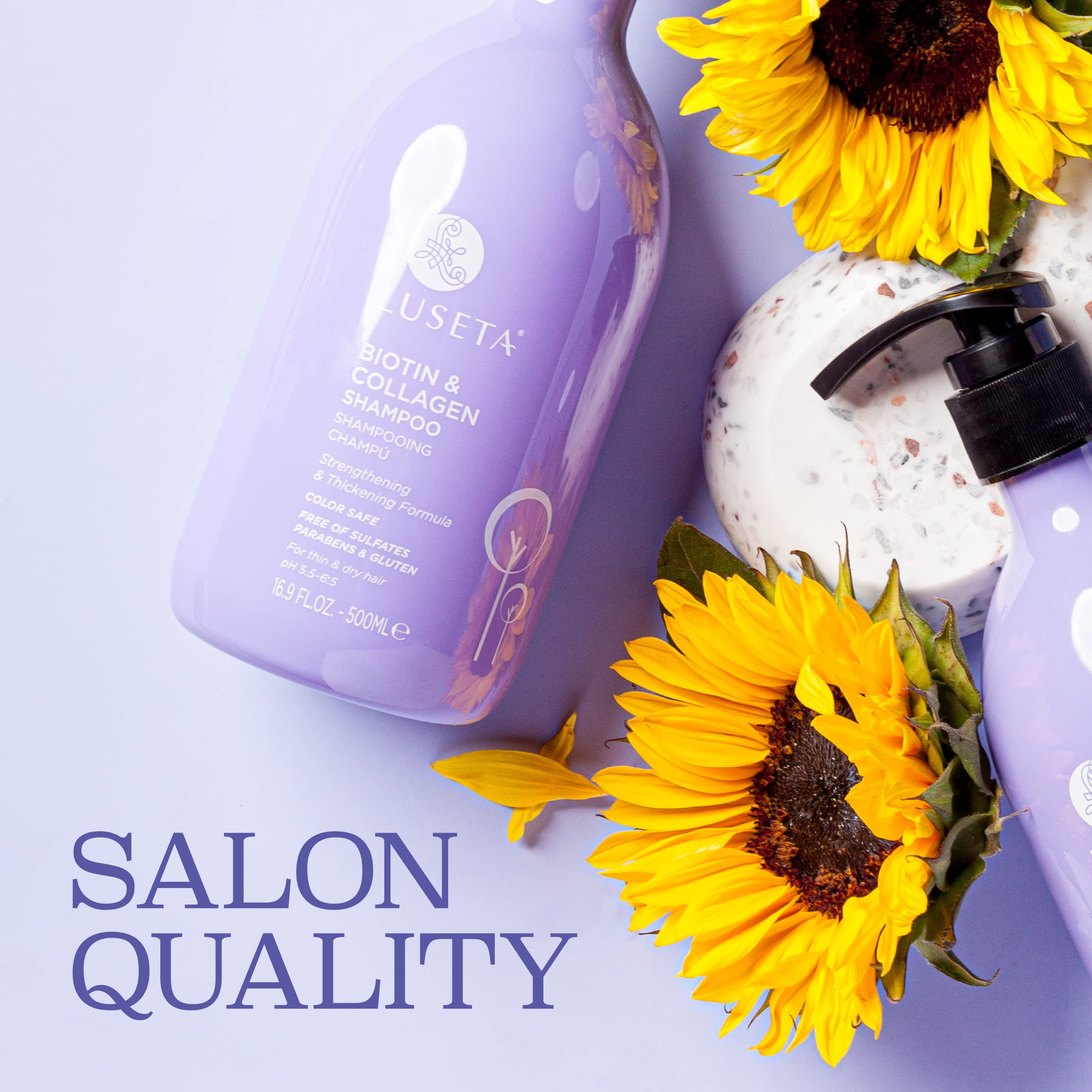 Luseta shampoo seguro para cabello teñido y tratado con keratina.
