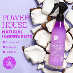 Luseta curl definition on damp hair with even distribution.