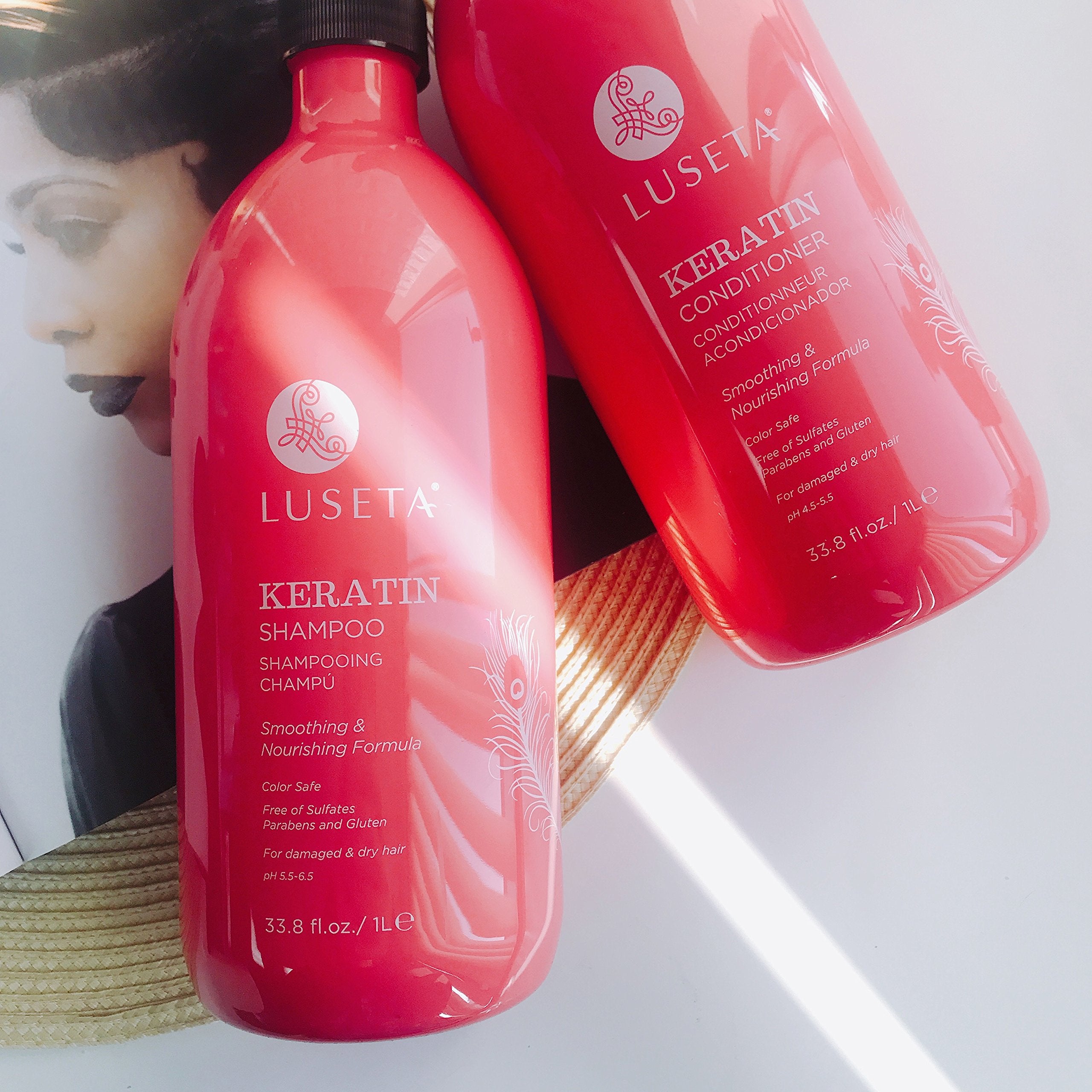 Protección capilar Luseta Keratin Smooth contra daños diarios