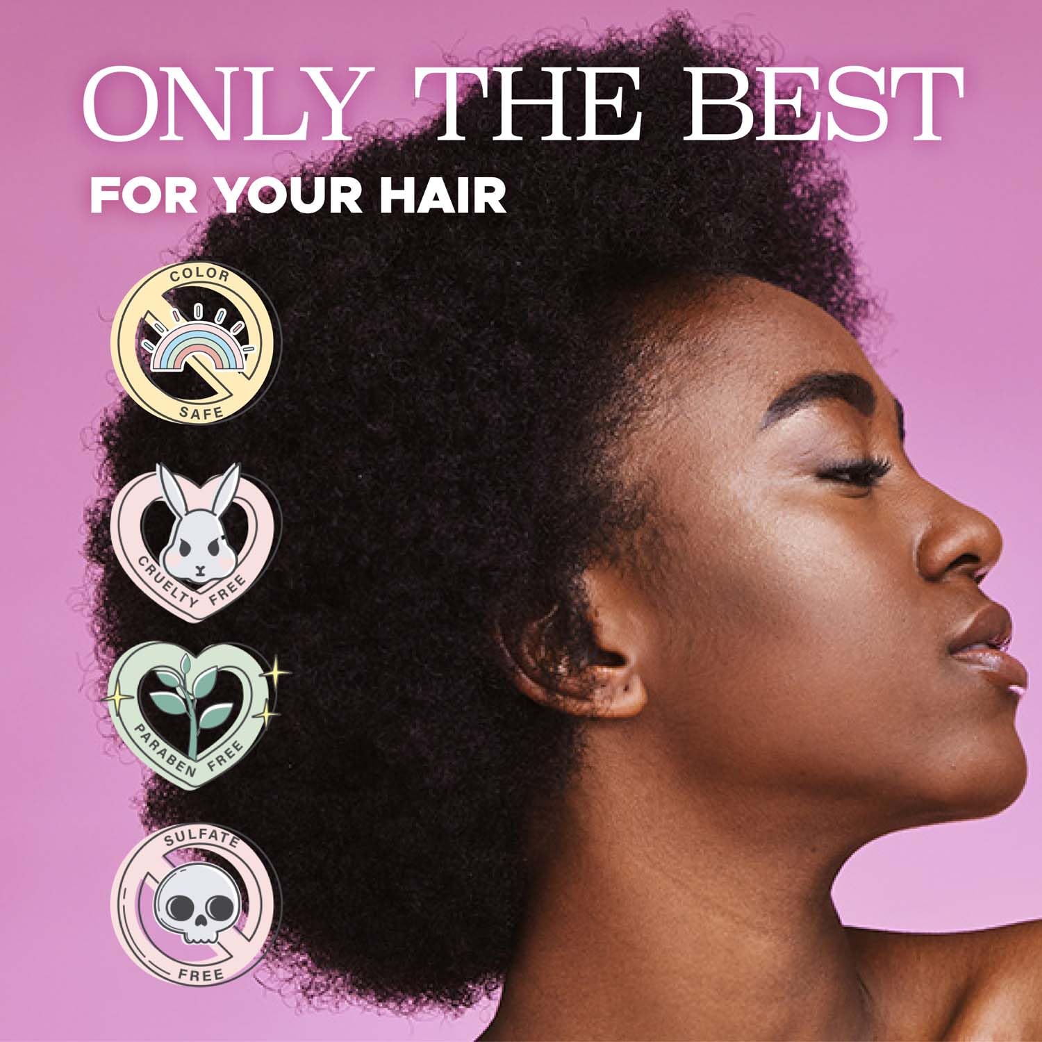 Luseta lightweight heat protection that won’t weigh hair down.
