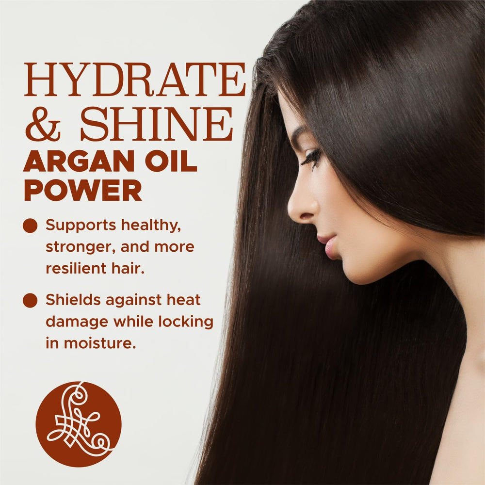 Shampoing Argan sur étagère: présentation soignée, idéal pour démarrer une routine.