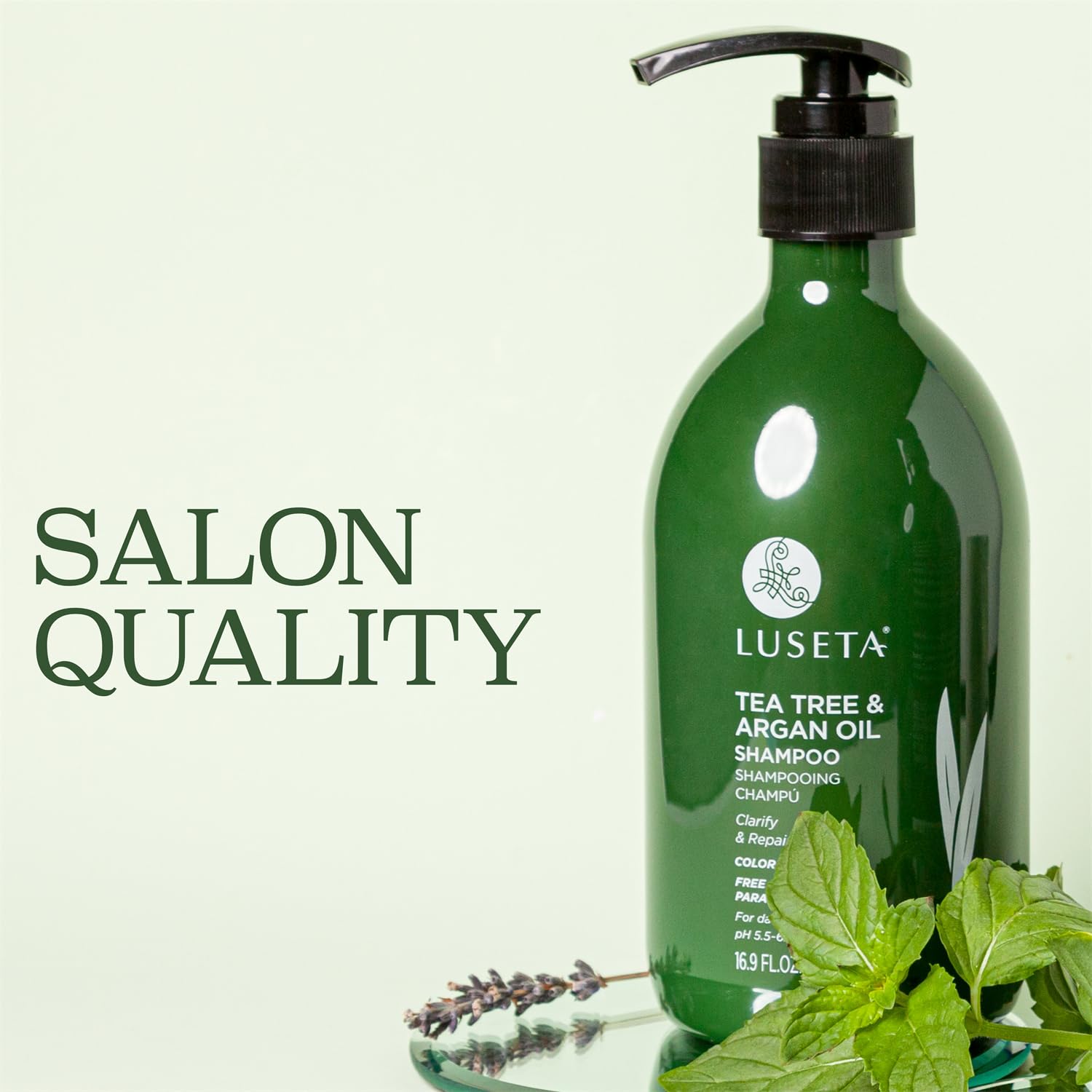 Luseta Tea Tree Shampoo cuida el cuero cabelludo y elimina impurezas.