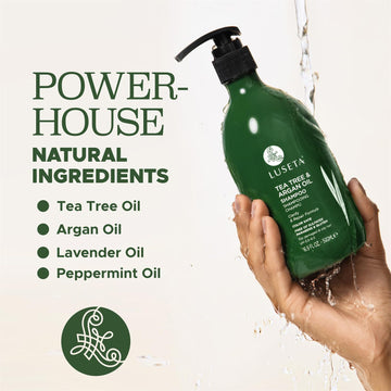 Luseta Tea Tree Shampoo hidrata el cabello y cuero cabelludo de forma suave.