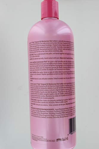 Luster's Pink Oil Moisturizer, cabello color-tratado, nutrición y protección ligera