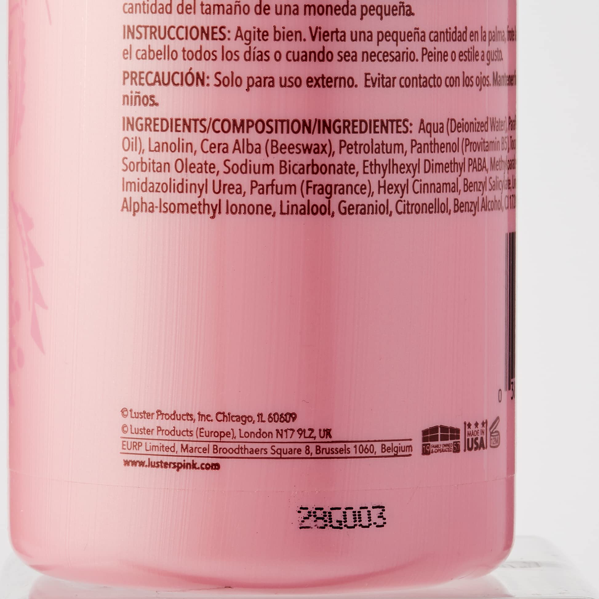Luster's Pink Oil Moisturizer, cabello natural, reduce frizz y quiebres