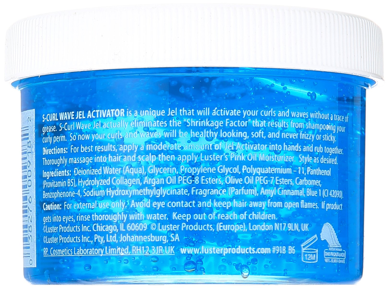 Luster's S Curl Wave Gel y Activator: brillo-frizz-control para rizos y ondas definidos