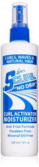 Luster's Scurl Activator en botella rociadora sin goteo para rizos definidos