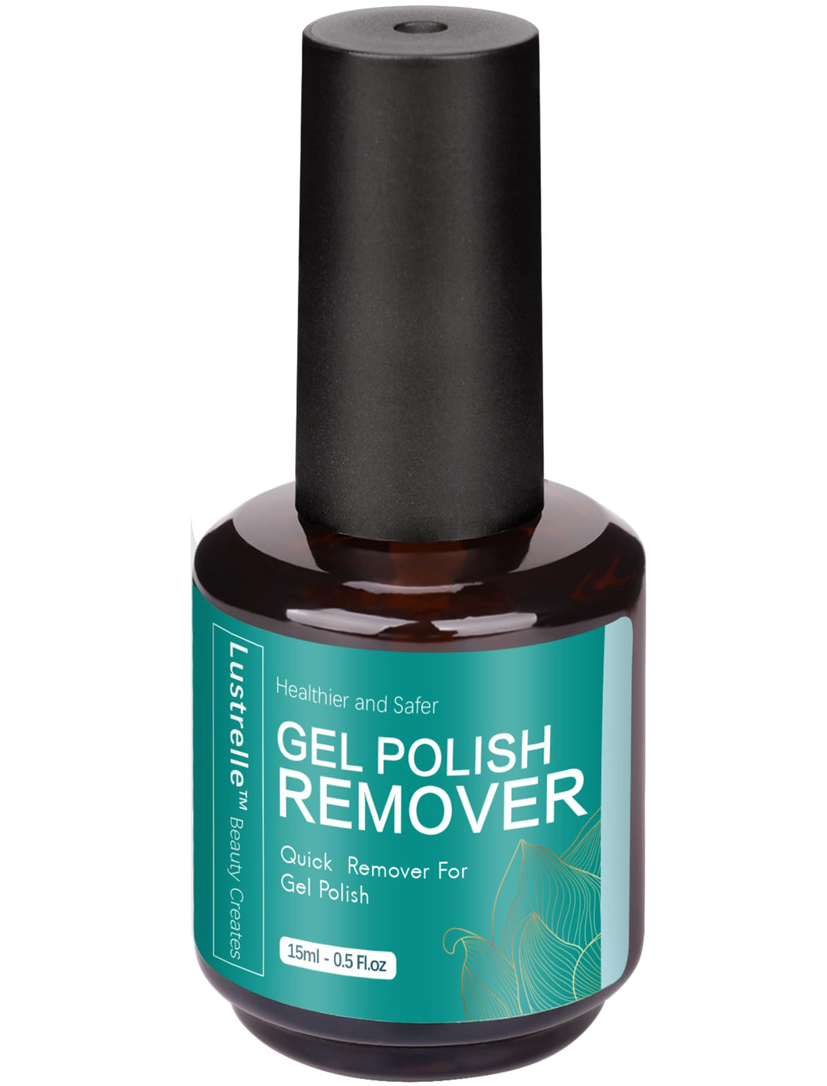 Lustrelle Removedor Esmalte Gel, botella de 15 ml para uso en casa