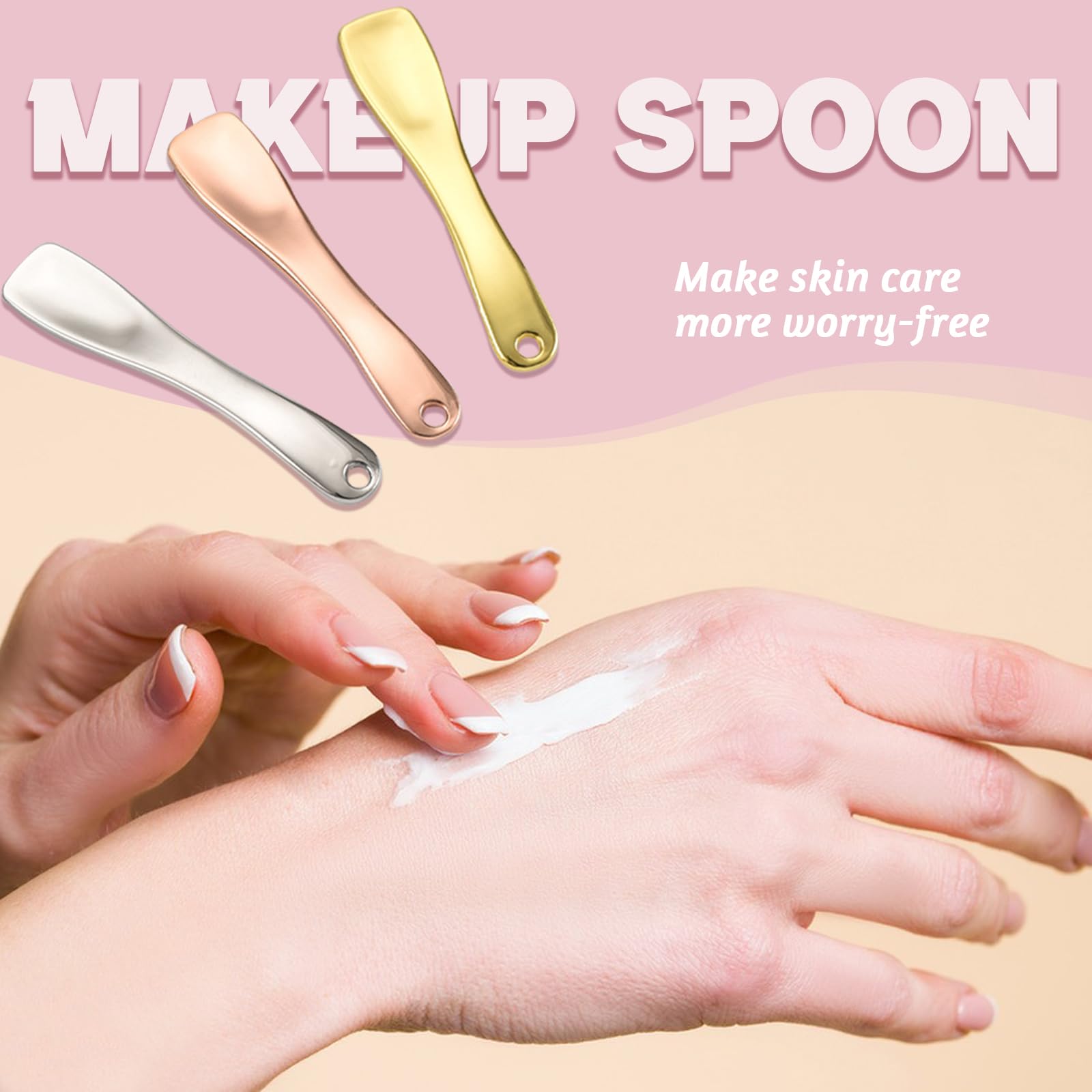 LUTQ espátula de plata para crema en porciones precisas.